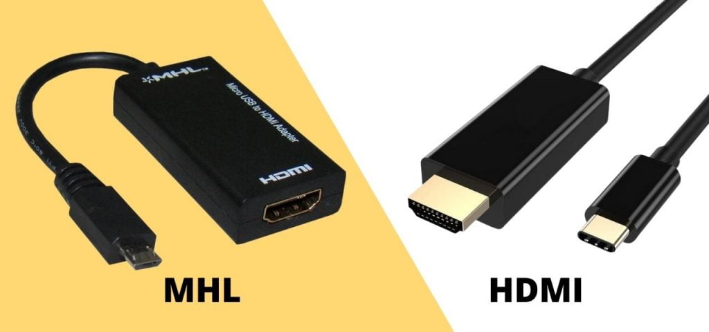 Cabo MHL e HDMI